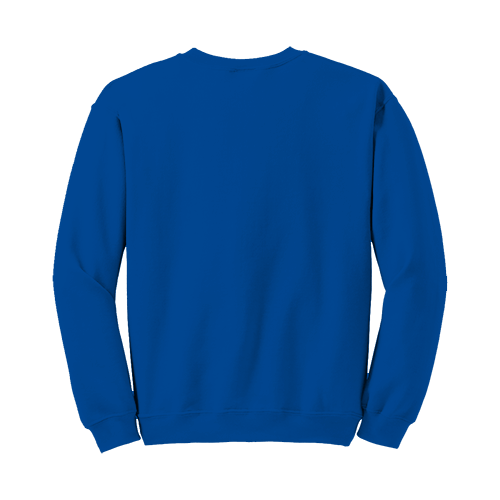 Custom Printed Fruit of the Loom 82300R Supercotton 7030 Fleece Crewneck Sweatshirt - 0 - Back View | ThatShirt