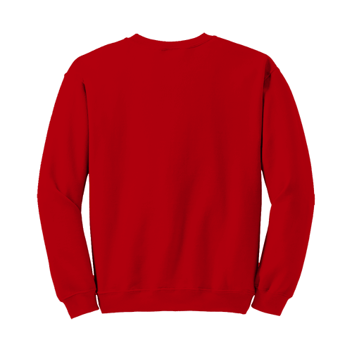 Custom Printed Fruit of the Loom 82300R Supercotton 7030 Fleece Crewneck Sweatshirt - 5 - Back View | ThatShirt