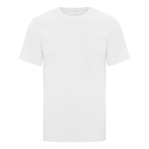 Custom Printed White ATC 1000 Everyday Cotton Tee | ThatShirt