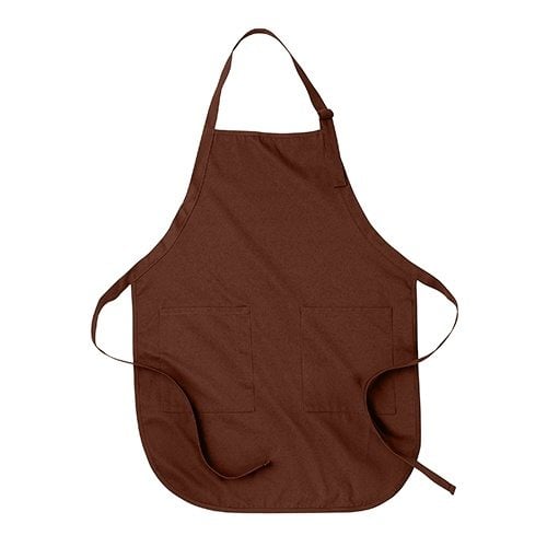 Custom Printed ATC A100 Full Length Apron with Pockets - 4 - Front View | ThatShirt