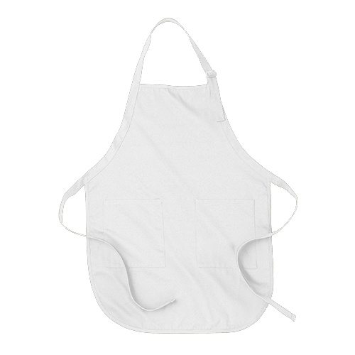 Custom Printed ATC A100 Full Length Apron with Pockets - Front View | ThatShirt