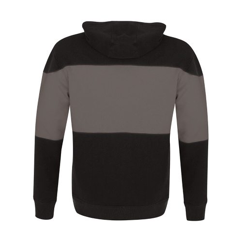 Custom Printed ATC F2008 Pro Fleece Full Zip Colour Block Hooded Sweatshirt - 1 - Back View | ThatShirt