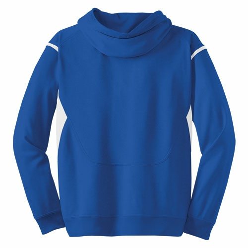 Custom Printed ATC F2201 Ptech Fleece VarCITY Hooded Sweatshirt - 6 - Back View | ThatShirt
