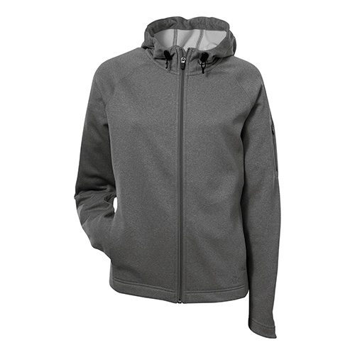 Custom Printed ATC L221 Ladies’ PTech Fleece Hooded Jacket - Front View | ThatShirt
