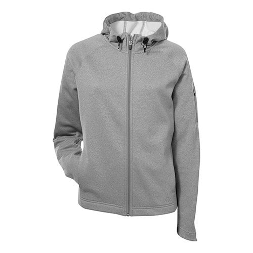 Custom Printed ATC L221 Ladies’ PTech Fleece Hooded Jacket - Front View | ThatShirt