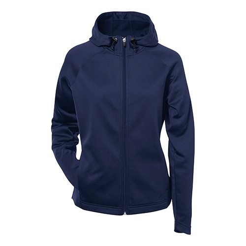 Custom Printed ATC L221 Ladies’ PTech Fleece Hooded Jacket - 4 - Front View | ThatShirt