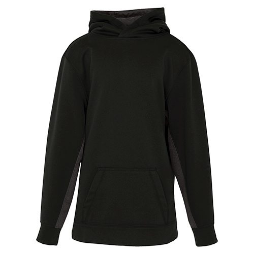 Custom Printed ATC Y2011 Youth Game Day Fleece Colour Block Hooded Sweatshirt - Front View | ThatShirt