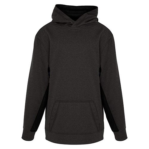 Custom Printed ATC Y2011 Youth Game Day Fleece Colour Block Hooded Sweatshirt - Front View | ThatShirt