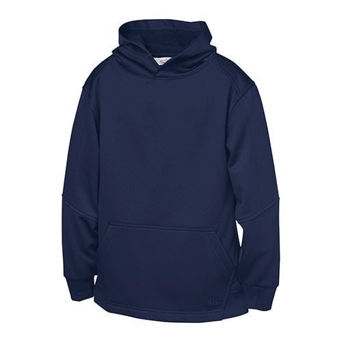 Custom Printed ATC Y220 Youth PTech Fleece Hooded Sweatshirt - Front View | ThatShirt