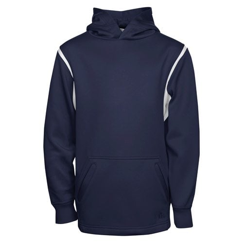 Custom Printed ATC Y2201 Youth Ptech Fleece Varsity Hooded Sweatshirt - Front View | ThatShirt