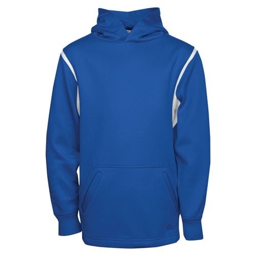 Custom Printed ATC Y2201 Youth Ptech Fleece Varsity Hooded Sweatshirt - 6 - Front View | ThatShirt