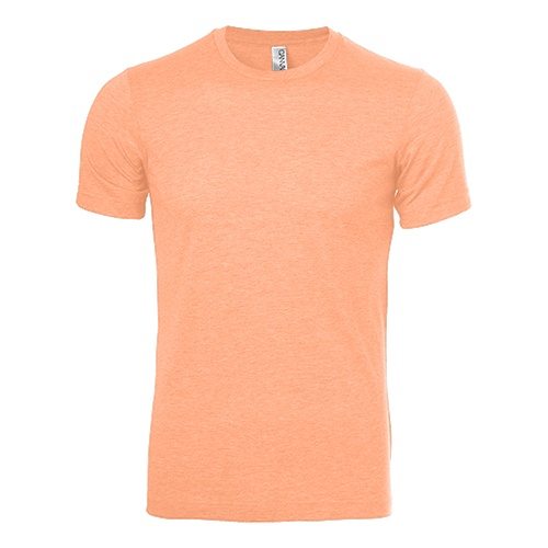 Custom Printed Bella + Canvas 3413 Tri-Blend T-shirt - 12 - Front View | ThatShirt