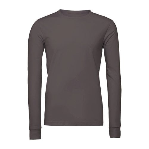 Custom Printed Bella + Canvas 3501 Jersey Long Sleeve Tee - 1 - Front View | ThatShirt