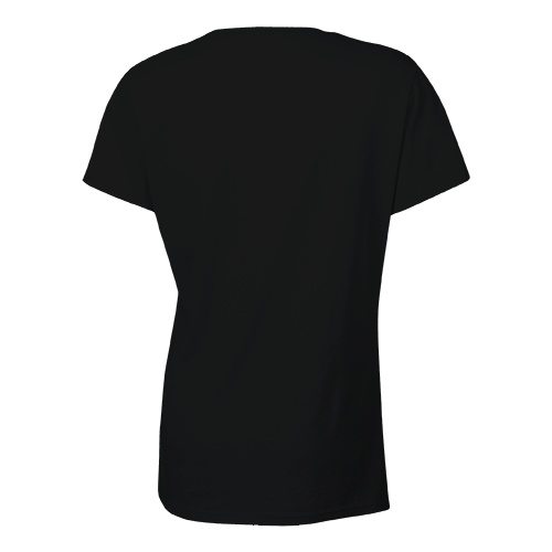Custom Printed Bella + Canvas 6005 Ladies’ Short Sleeve V-Neck Jersey T-shirt - 1 - Back View | ThatShirt