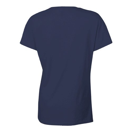 Custom Printed Bella + Canvas 6005 Ladies’ Short Sleeve V-Neck Jersey T-shirt - 2 - Back View | ThatShirt