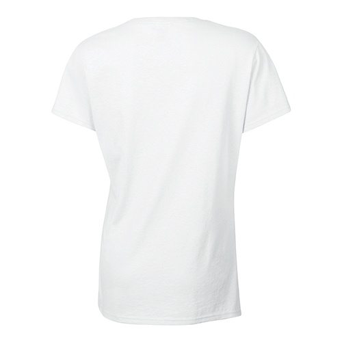 Custom Printed Bella + Canvas 6005 Ladies’ Short Sleeve V-Neck Jersey T-shirt - 6 - Back View | ThatShirt