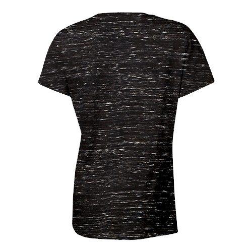 Custom Printed Bella + Canvas 6035 Ladies’ Short Sleeve Deep V-Neck Jersey Tee - 4 - Back View | ThatShirt