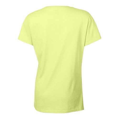 Custom Printed Bella + Canvas 6035 Ladies’ Short Sleeve Deep V-Neck Jersey Tee - 17 - Back View | ThatShirt