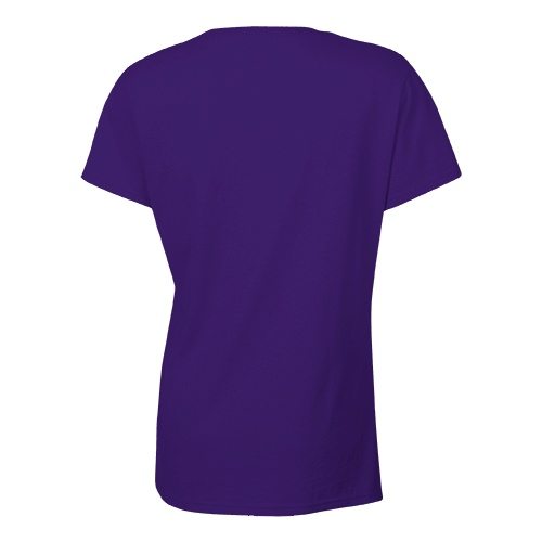 Custom Printed Bella + Canvas 6035 Ladies’ Short Sleeve Deep V-Neck Jersey Tee - 20 - Back View | ThatShirt