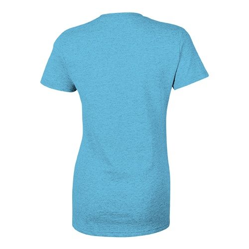 Custom Printed Bella + Canvas 8413 Ladies’ Tri-Blend  T-shirt - 1 - Back View | ThatShirt