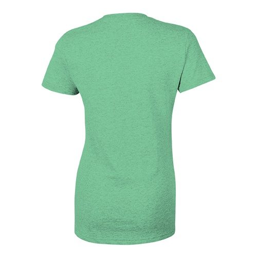 Custom Printed Bella + Canvas 8413 Ladies’ Tri-Blend  T-shirt - 7 - Back View | ThatShirt