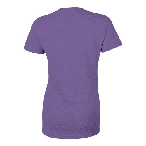 Custom Printed Bella + Canvas 8413 Ladies’ Tri-Blend  T-shirt - 13 - Back View | ThatShirt