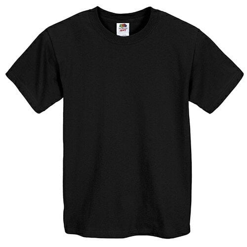 Custom Printed Fruit of the Loom 3930BR Youth Heavy Cotton HD T-Shirt - 4 - Front View | ThatShirt