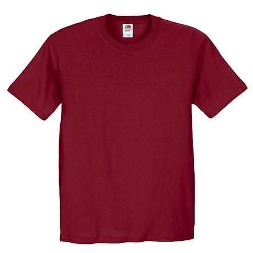 Custom Printed Fruit of the Loom 3930R Heavy Cotton HD T-Shirt - 6 - Front View | ThatShirt