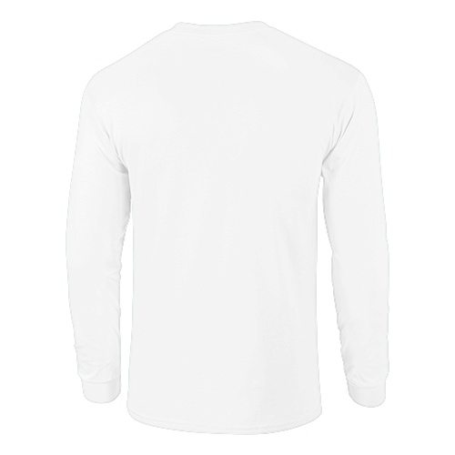 Custom Printed Fruit of the Loom 4930R Heavy Cotton HD Long Sleeve T-shirt - 16 - Back View | ThatShirt