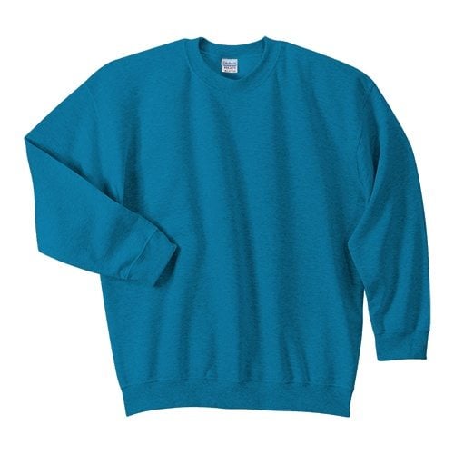 Custom Printed Gildan 1801 Heavy Blend 50/50 Crewneck Sweater - 1 - Front View | ThatShirt