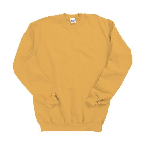 Custom Printed Gildan 1801 Heavy Blend 50/50 Crewneck Sweater - Front View | ThatShirt