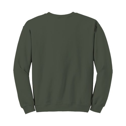 Custom Printed Gildan 1801 Heavy Blend 50/50 Crewneck Sweater - 21 - Back View | ThatShirt