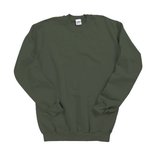 Custom Printed Gildan 1801 Heavy Blend 50/50 Crewneck Sweater - 21 - Front View | ThatShirt