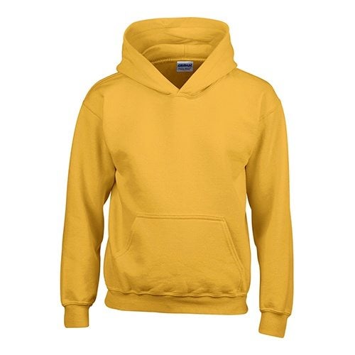 Custom Printed Gildan 185B Youth Heavy Blend 50/50 Hooded Sweatshirt - 8 - Front View | ThatShirt