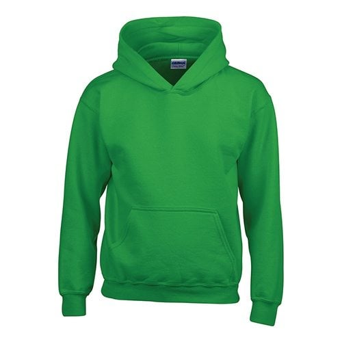 Custom Printed Gildan 185B Youth Heavy Blend 50/50 Hooded Sweatshirt - 10 - Front View | ThatShirt