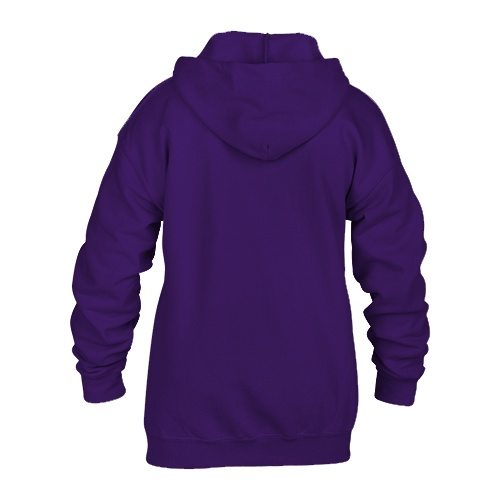 Custom Printed Gildan 186B Youth Heavy Blend 50/50 Full Zip Hooded Sweatshirt - 4 - Back View | ThatShirt