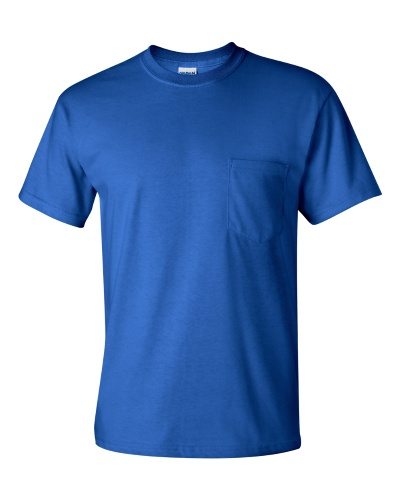Custom Printed Gildan 2300 Ultra Cotton Pocketed T-Shirt - 10 - Front View | ThatShirt