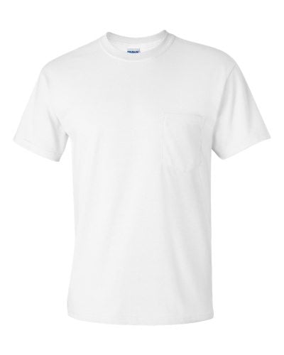 Custom Printed Gildan 2300 Ultra Cotton Pocketed T-Shirt - Front View | ThatShirt