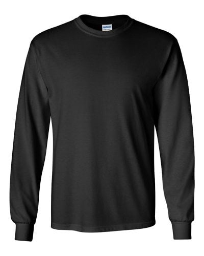 Custom Printed Gildan 2400 Ultra Cotton Long-Sleeve T-Shirt - 2 - Front View | ThatShirt