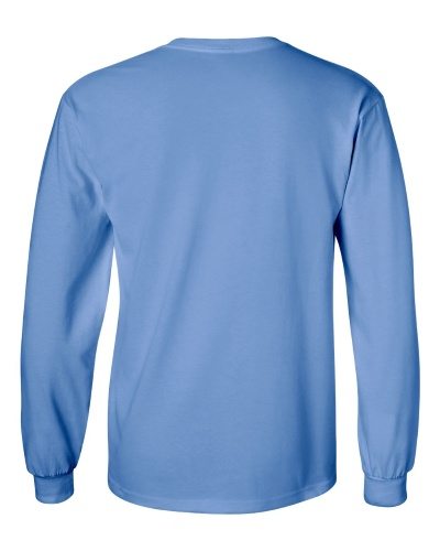 Custom Printed Gildan 2400 Ultra Cotton Long-Sleeve T-Shirt - 4 - Back View | ThatShirt
