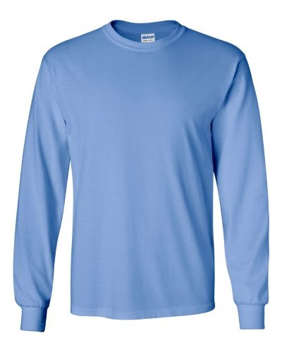 Custom Printed Gildan 2400 Ultra Cotton Long-Sleeve T-Shirt - 4 - Front View | ThatShirt