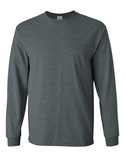 Custom Printed Gildan 2400 Ultra Cotton Long-Sleeve T-Shirt - 6 - Front View | ThatShirt