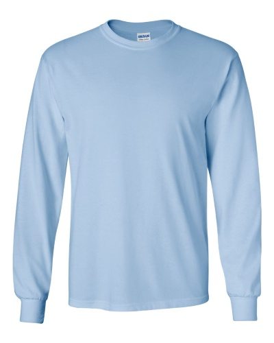 Custom Printed Gildan 2400 Ultra Cotton Long-Sleeve T-Shirt - 11 - Front View | ThatShirt