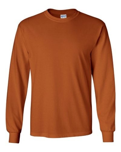 Custom Printed Gildan 2400 Ultra Cotton Long-Sleeve T-Shirt - 26 - Front View | ThatShirt