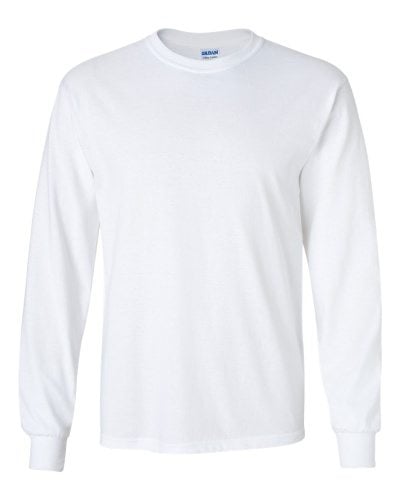Custom Printed Gildan 2400 Ultra Cotton Long-Sleeve T-Shirt - 27 - Front View | ThatShirt