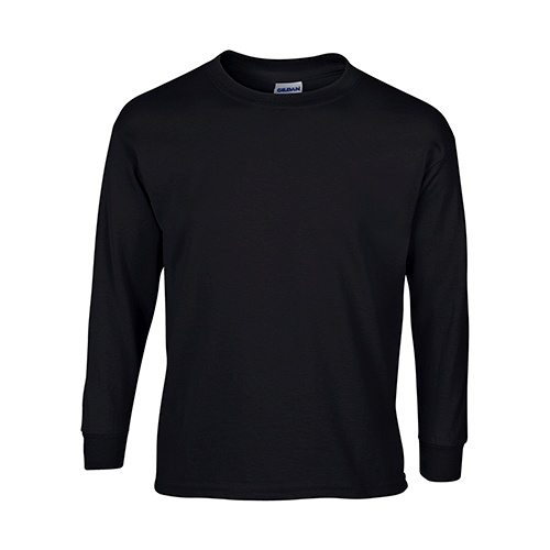 Custom Printed Gildan 240B Youth Ultra Cotton Long-Sleeve T-Shirt - 1 - Front View | ThatShirt