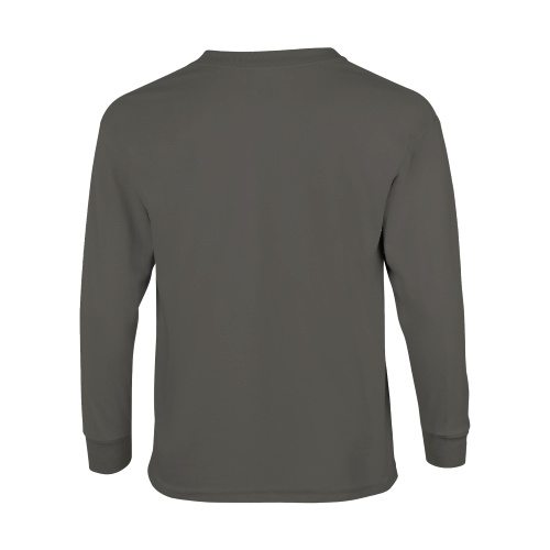 Custom Printed Gildan 240B Youth Ultra Cotton Long-Sleeve T-Shirt - 2 - Back View | ThatShirt