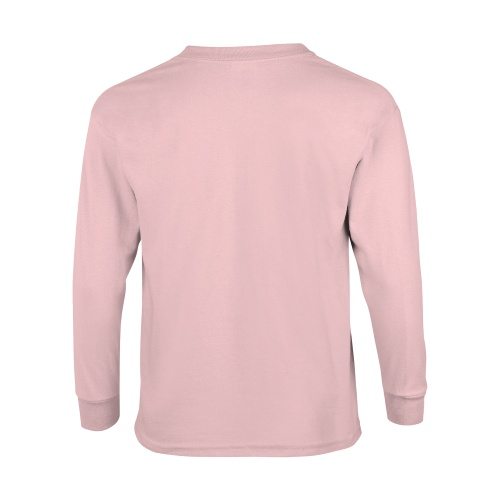 Custom Printed Gildan 240B Youth Ultra Cotton Long-Sleeve T-Shirt - 3 - Back View | ThatShirt