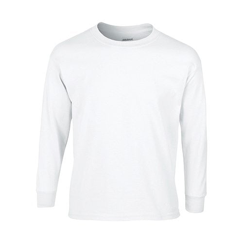 Custom Printed Gildan 240B Youth Ultra Cotton Long-Sleeve T-Shirt - 0 - Front View | ThatShirt