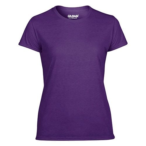 Custom Printed Gildan 42000L Ladies’ Performance T-shirt - 10 - Front View | ThatShirt